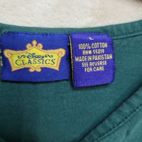 VTG 90s Disney Classics Snow White Grumpy Dwarfs Jerry Leigh T-Shirt Men Size Lg - Picture 6 of 8